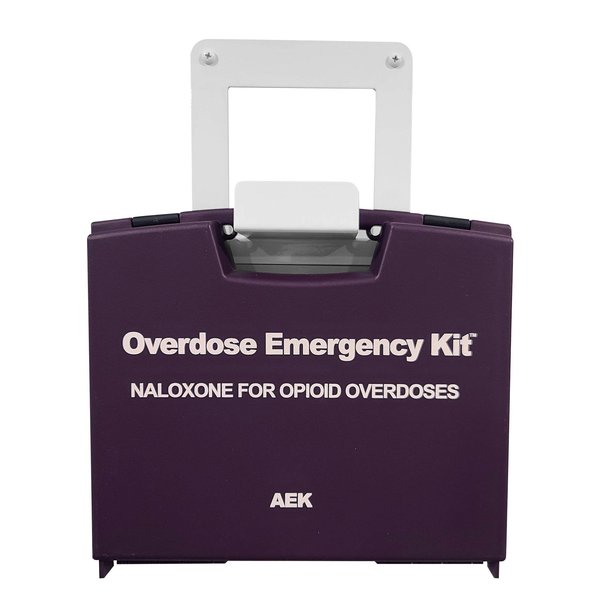 Aek First Responder Overdose Emergency Kit Case Includes Metal Wall Hanger EN9995